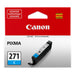 Canon Canon CLI-271 Cyan Standard Yield Original OEM Ink Cartridge