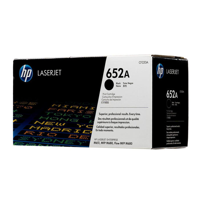 HP 652A CF320A Black Standard Yield Original LaserJet Toner Cartridge – 11,500 Pages