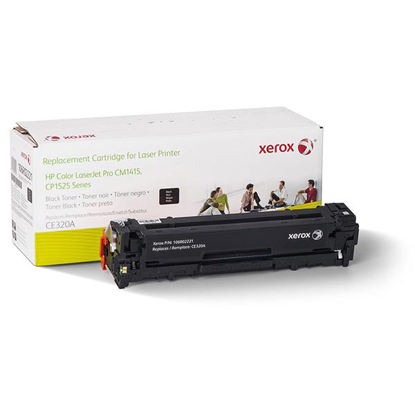 Xerox 106R02221 Black Remanufactured Toner Cartridge (CE320A)