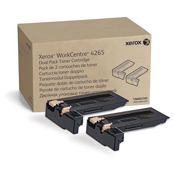 Xerox 106R03102 Black Toner Cartridge Dual Pack