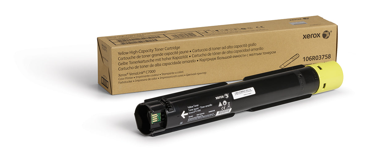Xerox 106R03758 Yellow High Yield Toner Cartridge