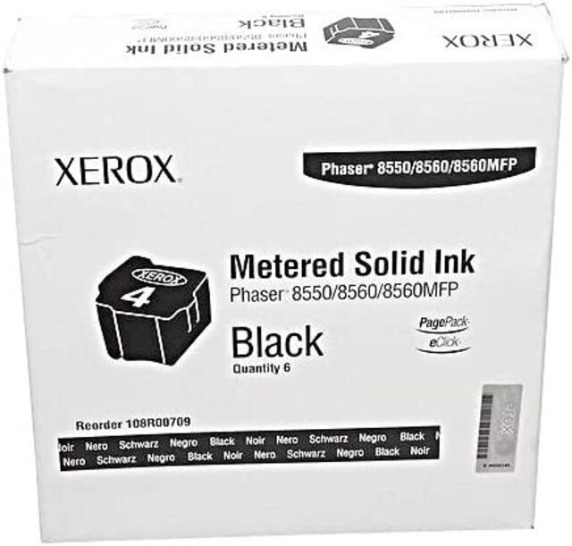 Xerox 108R00709 Black Metered Solid Ink