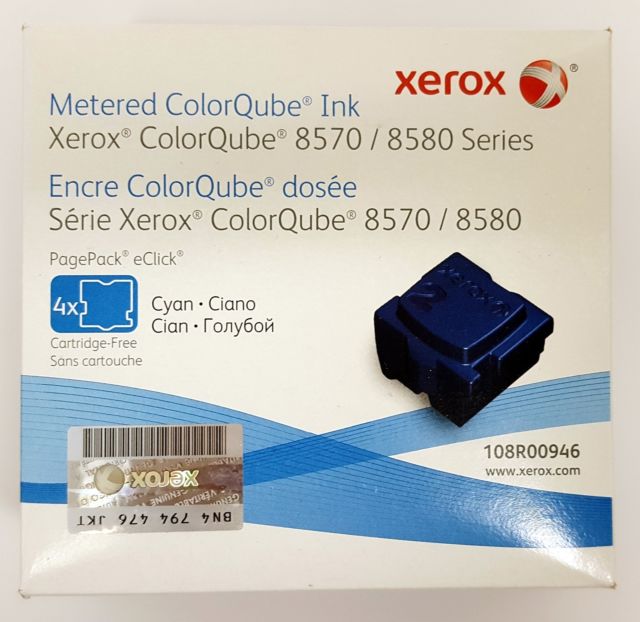 Xerox 108R00946 Cyan Metered Ink Sticks 4 Pack