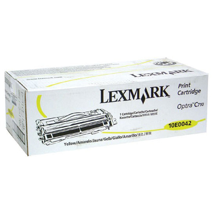 Lexmark 10E0042 Yellow Toner Cartridge