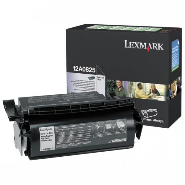 Lexmark 12A0825 Black Return Program Toner Cartridge