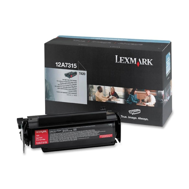 Lexmark 12A7315 Black High Yield Toner Cartridge