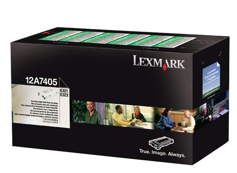 Lexmark 12A7405 Black High Yield Return Program Toner Cartridge