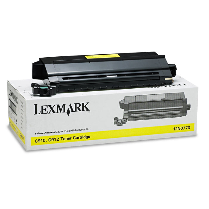 Lexmark 12N0770 Yellow Toner Cartridge