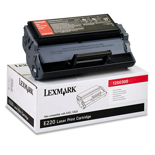 Lexmark 12S0300 Black Toner Cartridge