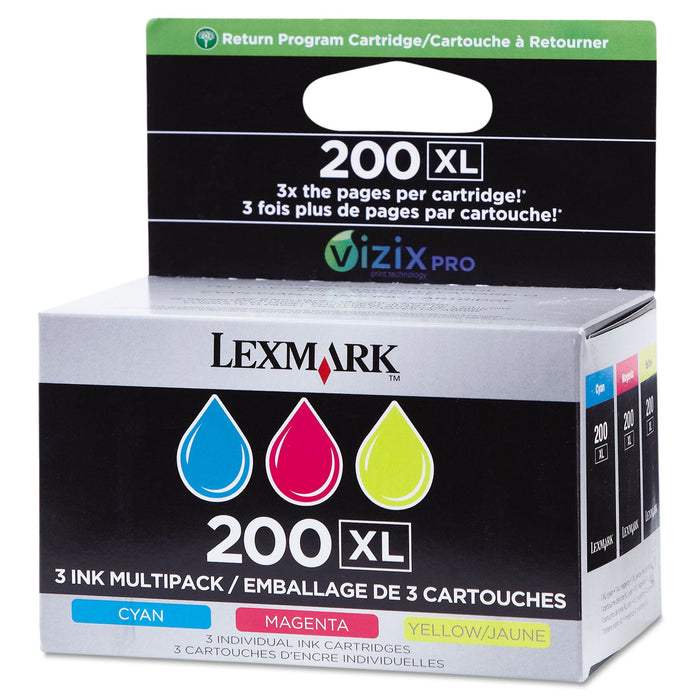 Lexmark 14L0269 Cyan / Magenta / Yellow High Yield Return Program Ink Cartridge