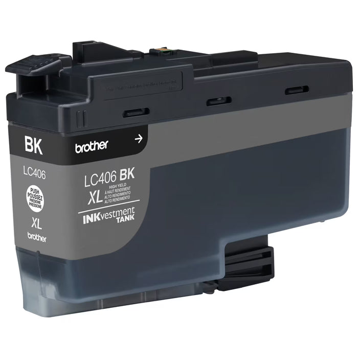 Brother LC406XLBKS High-Yield Black INKvestment Tank Ink Cartridge — 6,000 Pages