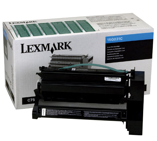 Lexmark 15G031C Cyan Toner Cartridge