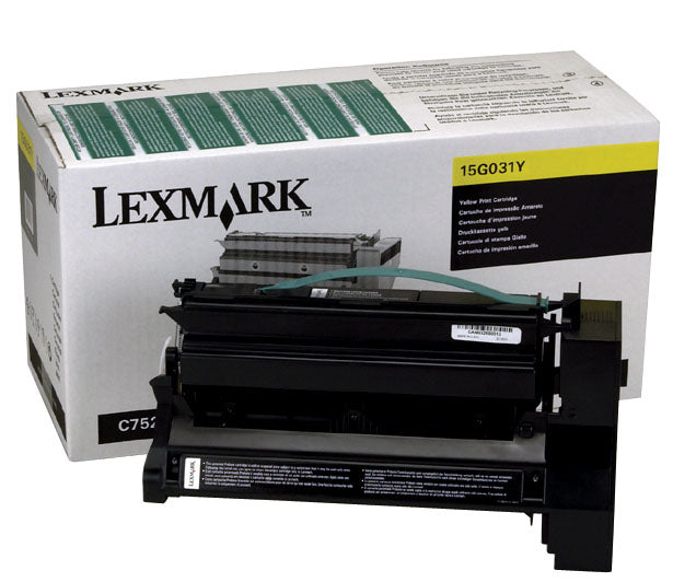 Lexmark 15G031Y Yellow Toner Cartridge