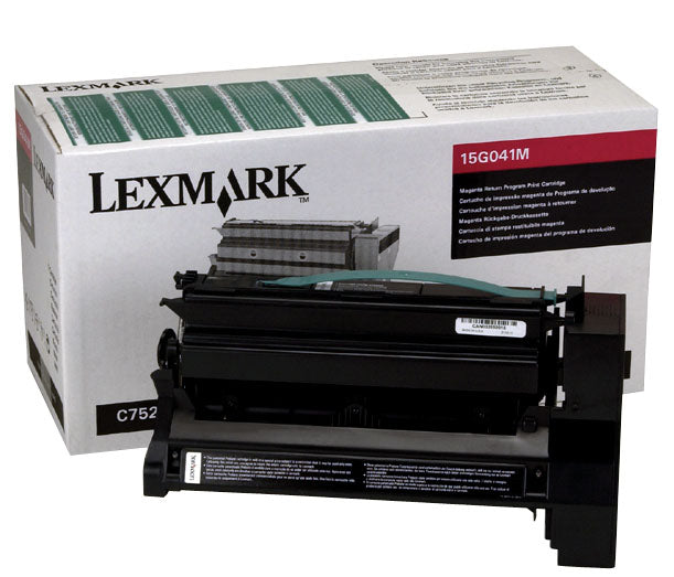 Lexmark 15G041M Magenta Return Program Toner Cartridge