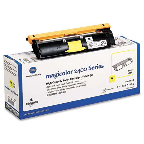 Konica Minolta 1710587-005 Yellow High Yield Toner Cartridge