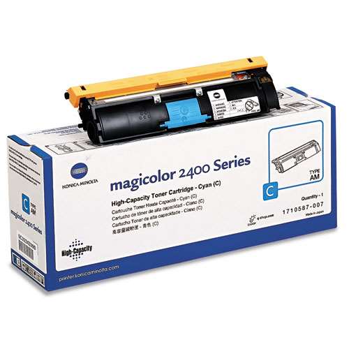 Konica Minolta 1710587-007 Cyan High Yield Toner Cartridge