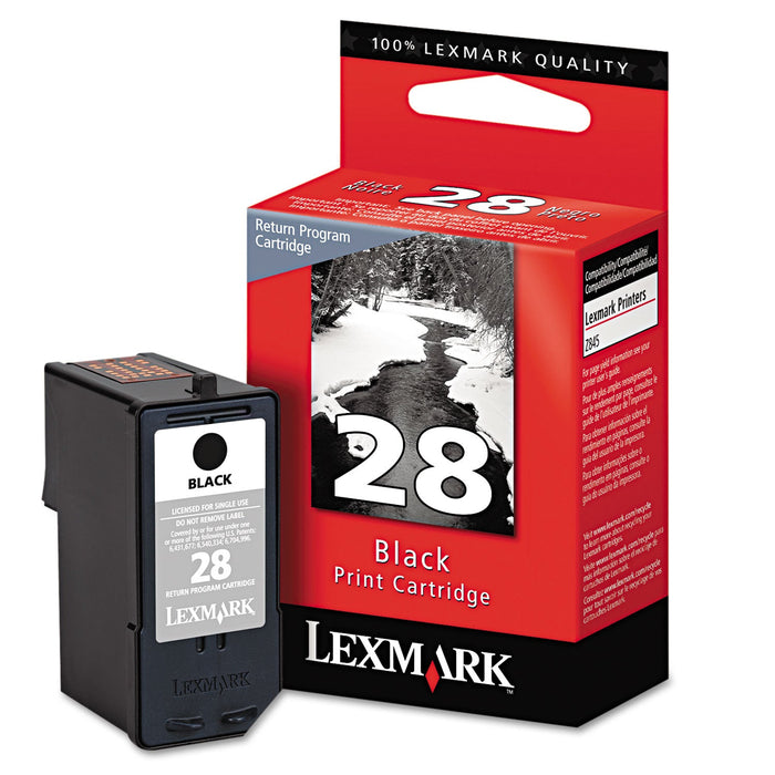 Lexmark 18C1428 Black Return Program Ink Cartridge