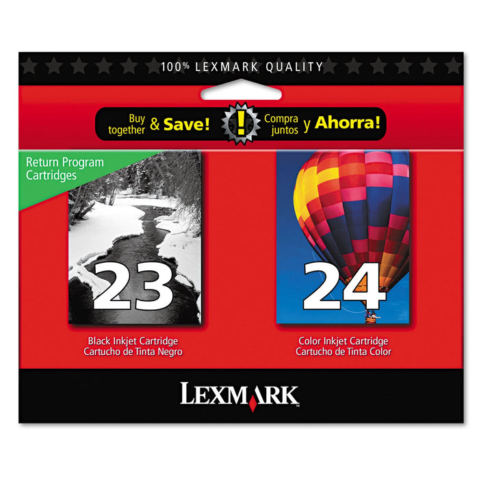 Lexmark 18C1571 Black / Color Ink Cartridge Combo Pack