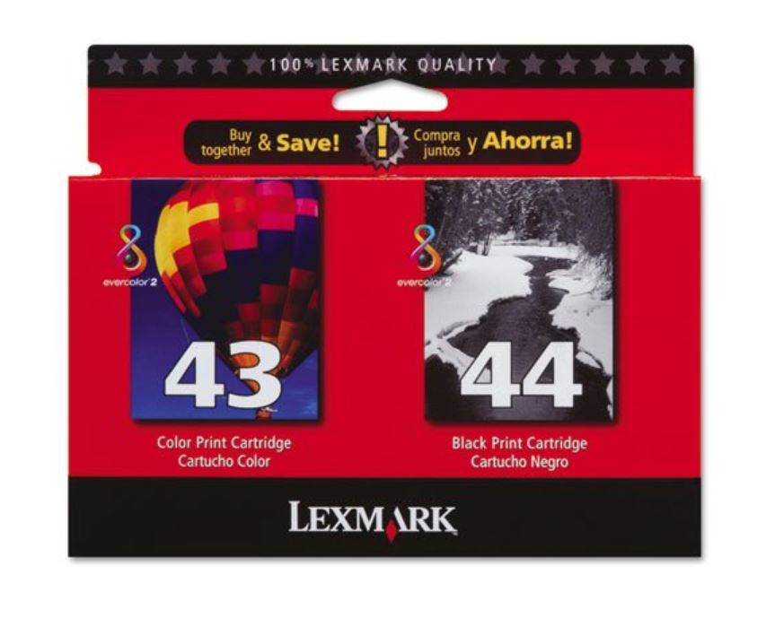 Lexmark 18Y0372 Black / Color Ink Cartridge