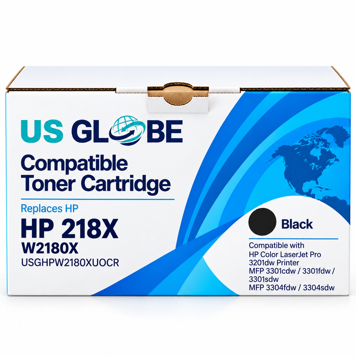 US Globe USGHPW2180XUOCR Black High-Yield Compatible Non-OEM Toner Cartridge - 3,200 pages
