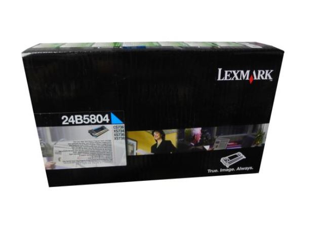 Lexmark 24B5804 Cyan Extra High Yield Return Program Toner Cartridge