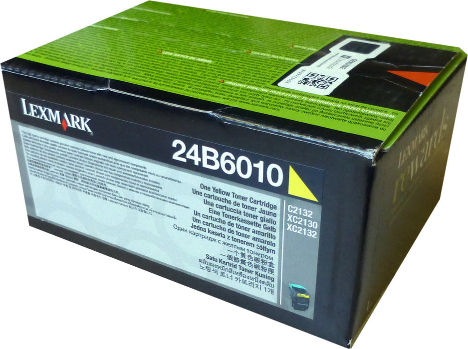 Lexmark 24B6010 Yellow High Yield Toner Cartridge