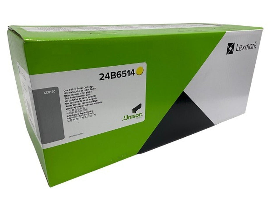 Lexmark 24B6514 Yellow Extra High Yield Return Program Toner Cartridge
