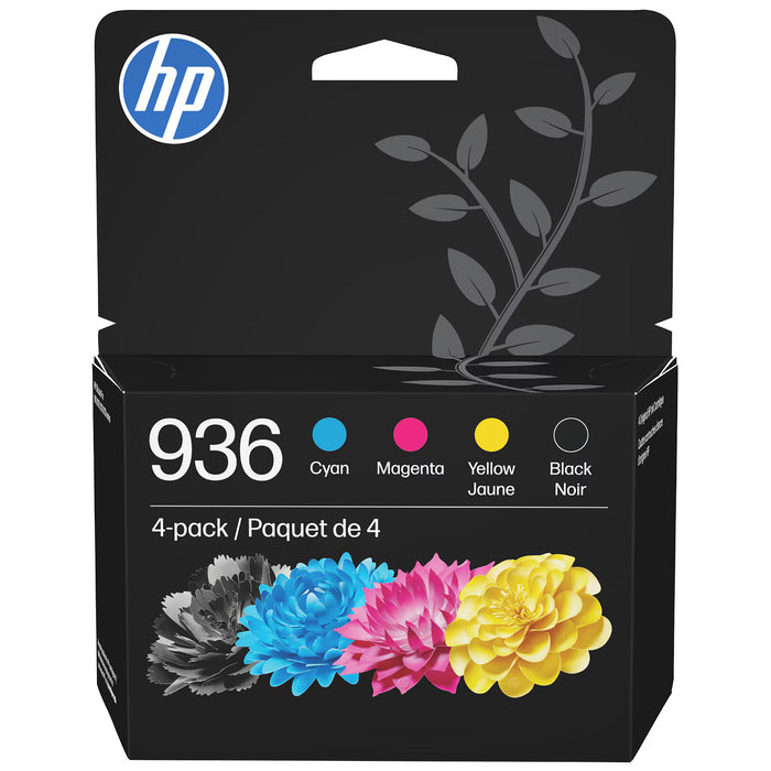 HP 936 6C3Z5LN Cyan Magenta Yellow Black Ink Cartridge Combo Pack