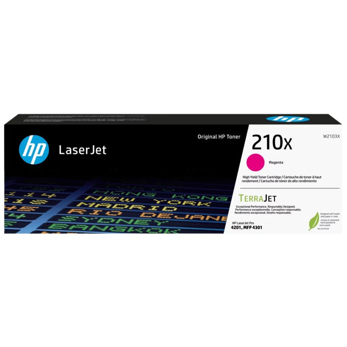 HP 210X W2103X Magenta High Yield Toner Cartridge