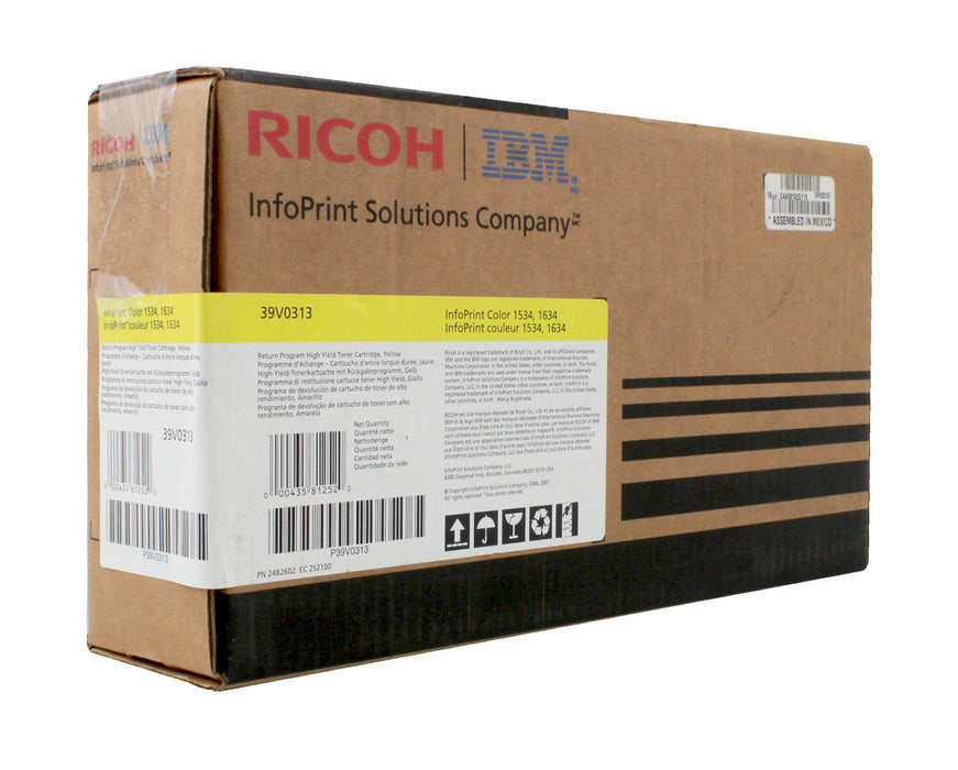 IBM 39V0313 Yellow High Yield Toner Cartridge