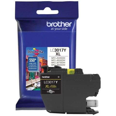 Brother LC3017Y Yellow High-Yield Original Ink Cartridge
