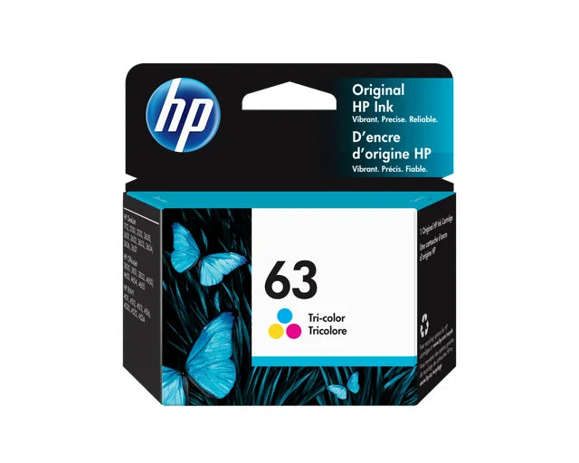 HP 63 F6U61AN Tri-Color Ink Cartridge