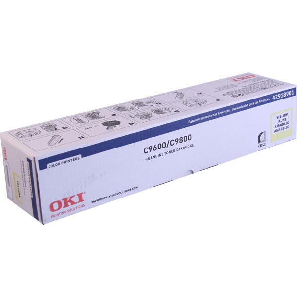 OKI 42918901 Yellow Toner Cartridge