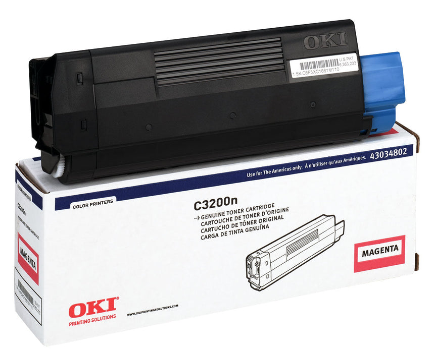 OKI 43034802 Magenta Toner Cartridge