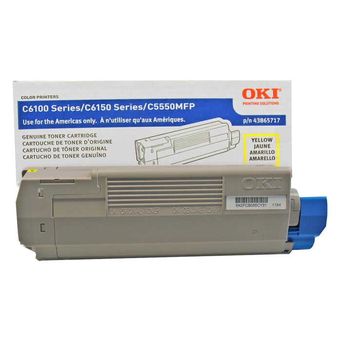 OKI 43865717 Yellow Toner Cartridge