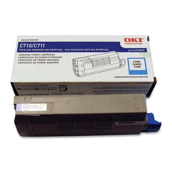OKI 44318603 Cyan Toner Cartridge