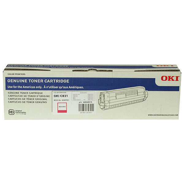OKI 44844510 Magenta Toner Cartridge