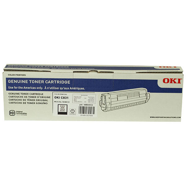 OKI 44844512 Black Toner Cartridge