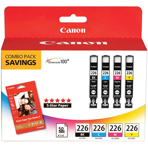 Canon 4546B007 Black / Color Ink Cartridge Combo Pack