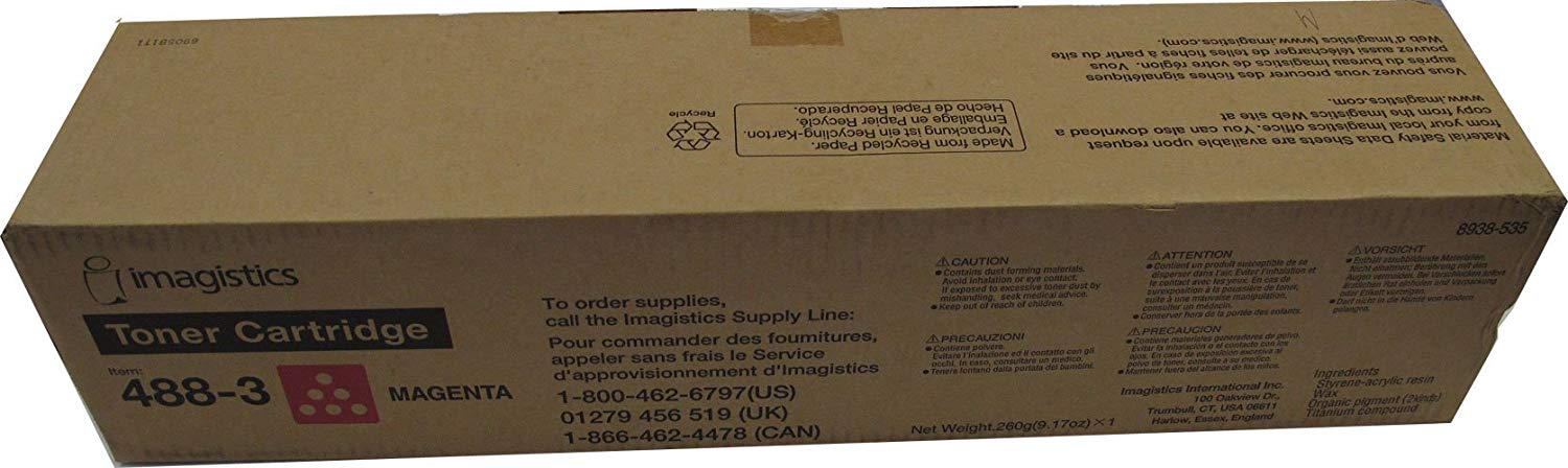 Oce 488-3 Magenta Toner Cartridge