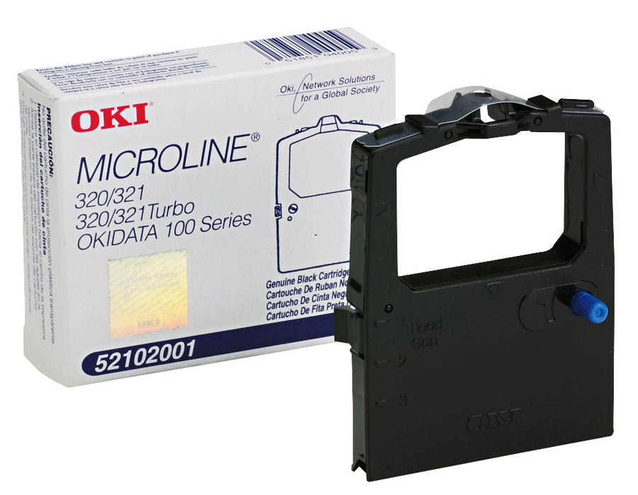 OKI 52102001 Black Nylon Printer Ribbon