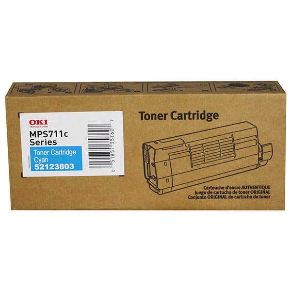 OKI 52123803 Cyan Toner Cartridge