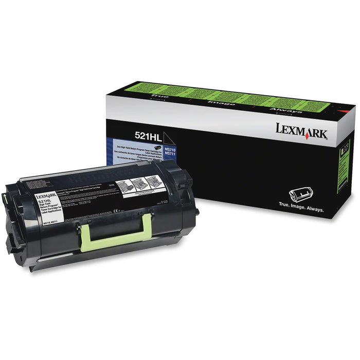 Lexmark 52D1H0L Black High Yield Return Program Toner Cartridge