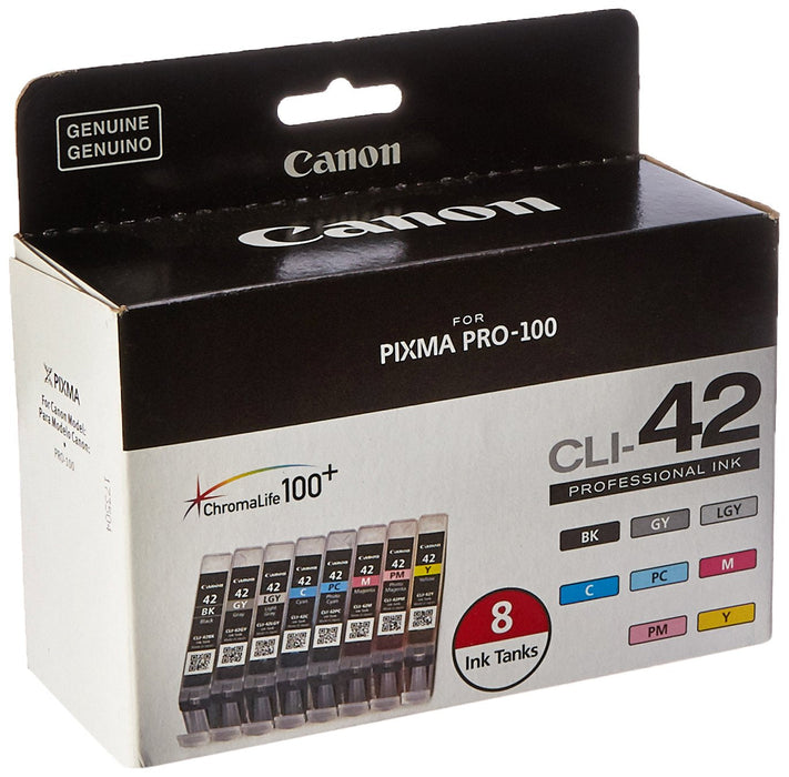 Canon 6384B007 Color Eight-Color Ink Tank Pack