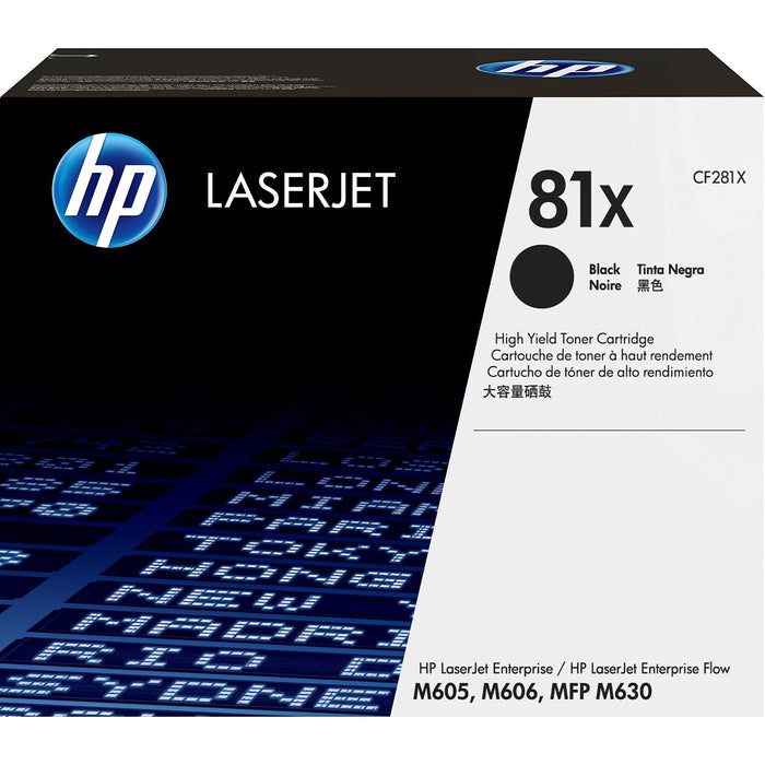 HP 81X CF281X Black High Yield Original LaserJet Toner Cartridge – 25,000 Pages