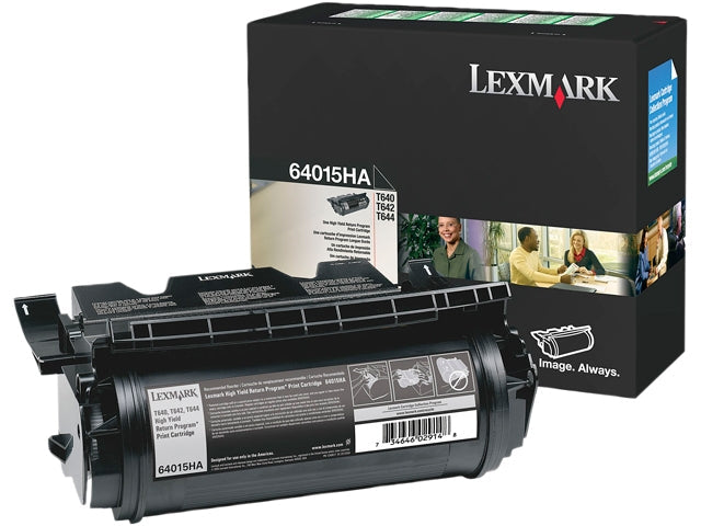 Lexmark 64015HA Black High Yield Return Program Toner Cartridge