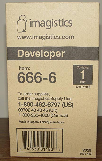 Oce 666-6 Black Developer