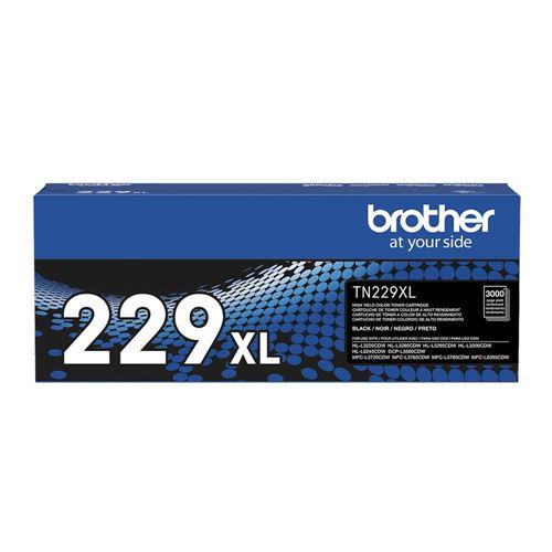 Brother TN229XLBK Black High Yield Original Laser Toner Cartridge – 3,000 Pages