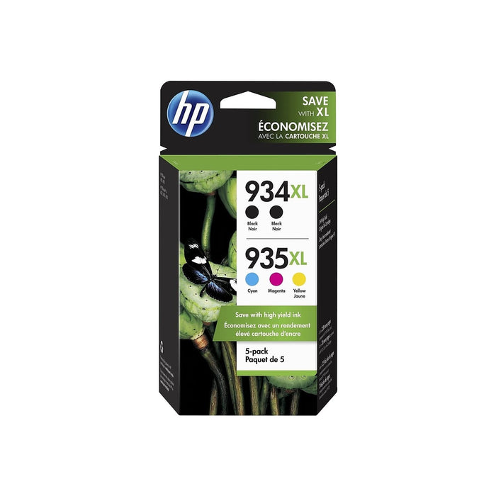 HP 6ZA02AN Cyan / Magenta / Yellow / Black High Yield Ink Cartridge Combo Pack