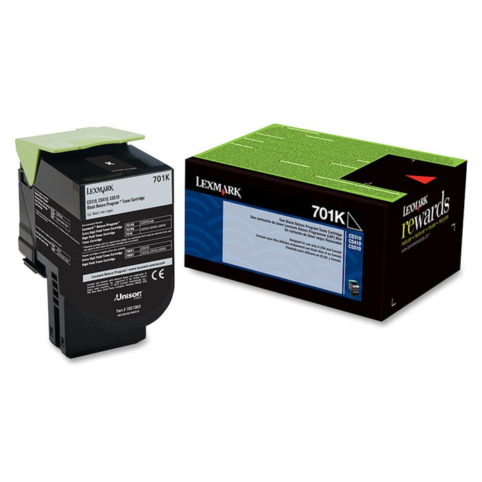 Lexmark 70C10K0 Black Return Program Toner Cartridge